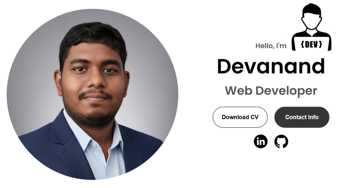 Devanand | Web Developer